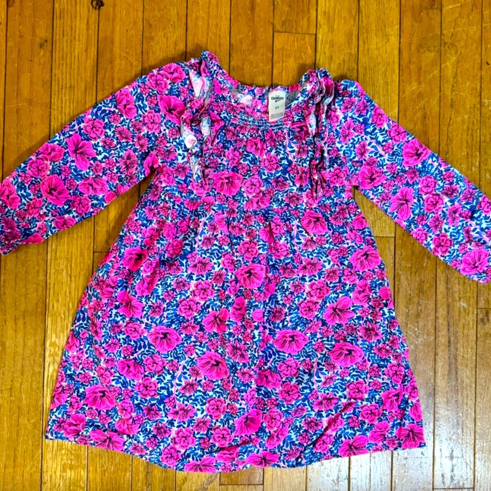 OshKosh floral dress • 3T 🌸🪻